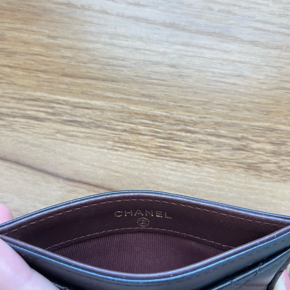 Authentic Chanel CC Lambskin Card Holder - Picture 4 of 8